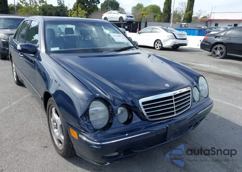 2001 Mercedes-Benz E 430 z USA, uszkodzony, nr VIN WDBJF70J91X060418